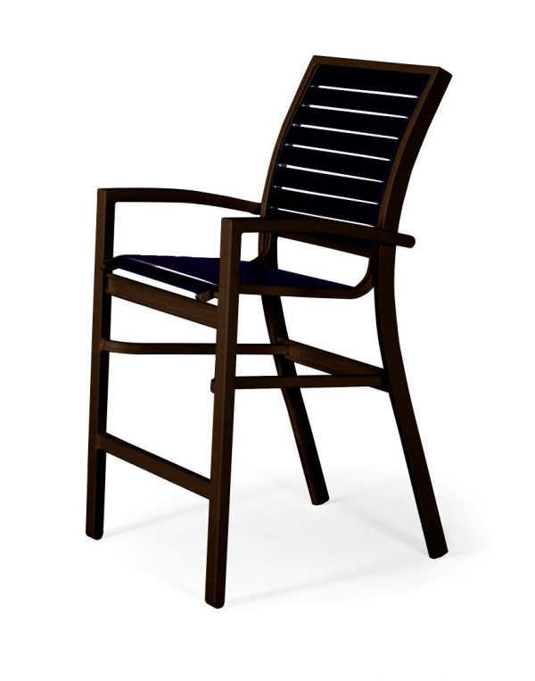 Contract Strap Balcony Height Stacking Cafe Chair