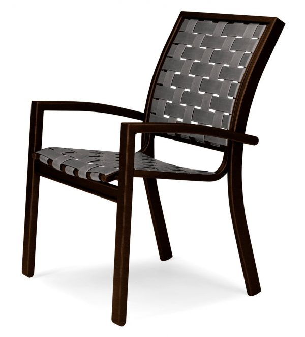 Contract Cross Strap Stacking Cafe Chair