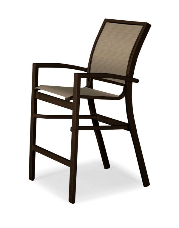 Sling Bar Height Stacking Cafe Chair