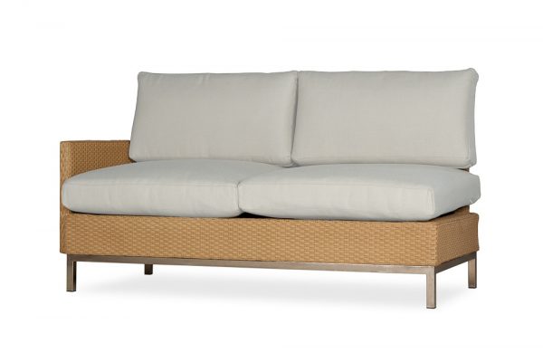 Right Arm Settee with Loom Arm and Back