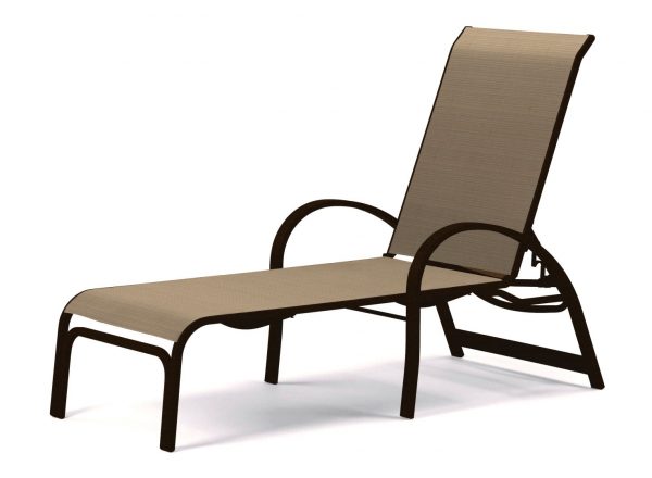 Four-Position Lay-flat Stacking Chaise Lounge