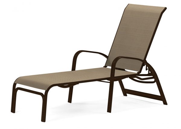Four-Position Lay-flat Stacking Chaise Lounge